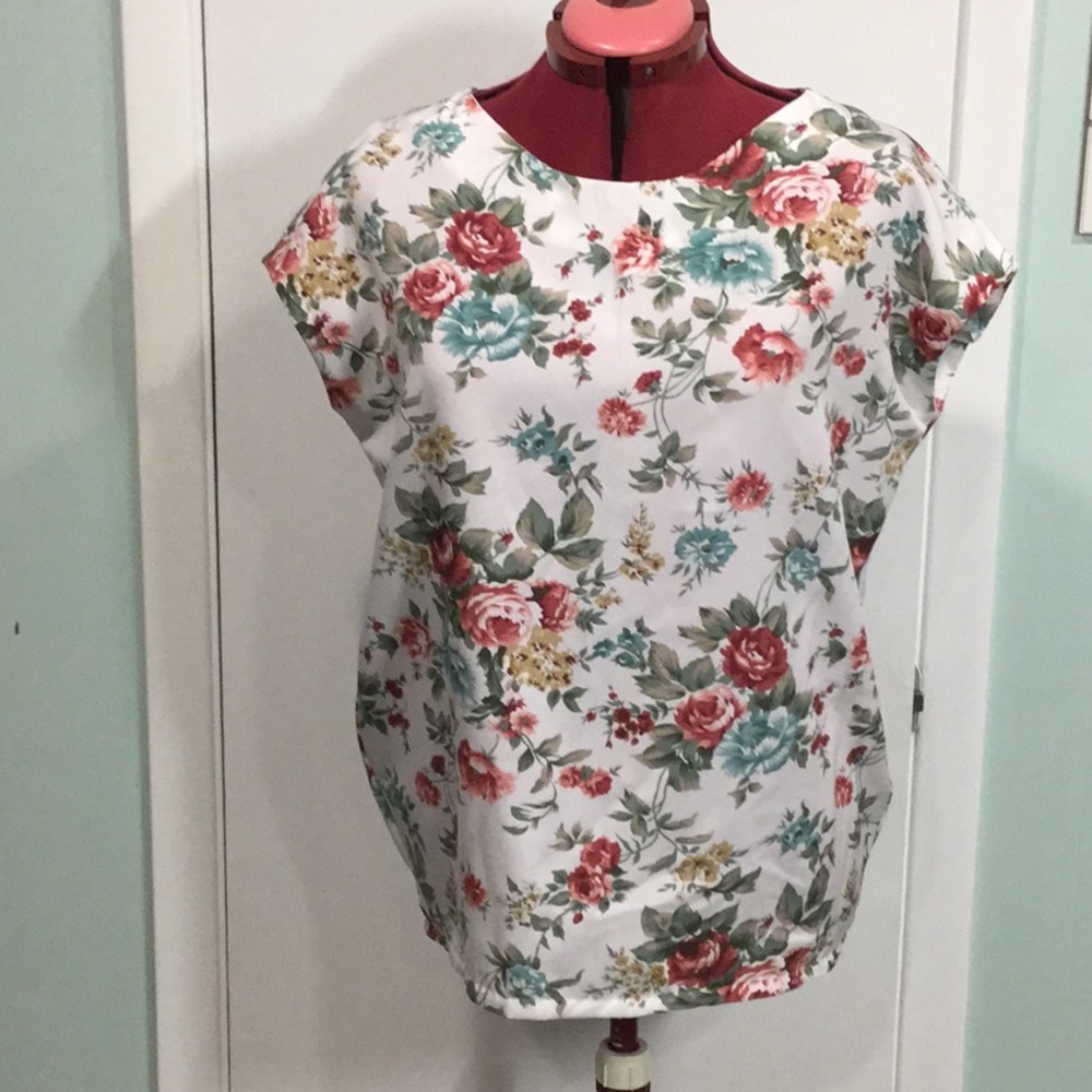 Boxy Floral Blouse
